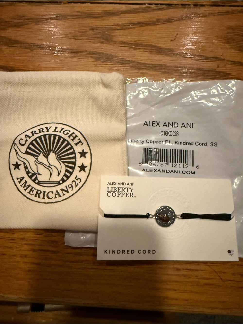 Alex and Ani Liberty Copper Kindred Cord Bracelet - Black/Copper/Silver